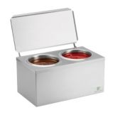 Server S/S Double Cone Heated Dip Warmer, D1-2 92020
