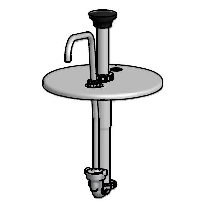 Server S/S Pump for a 4  Qt. Vegetable Inset, CP-6-1/2 83200