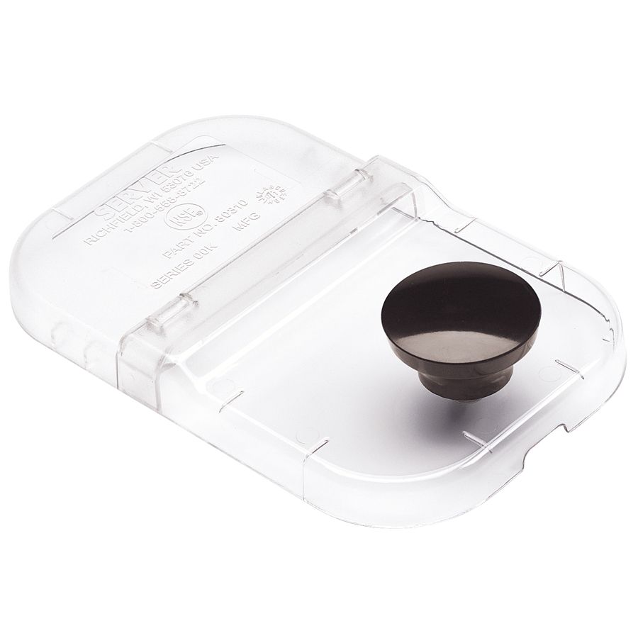 Server Clear Plastic Hinged Lid for 82557 / 82558 Jars