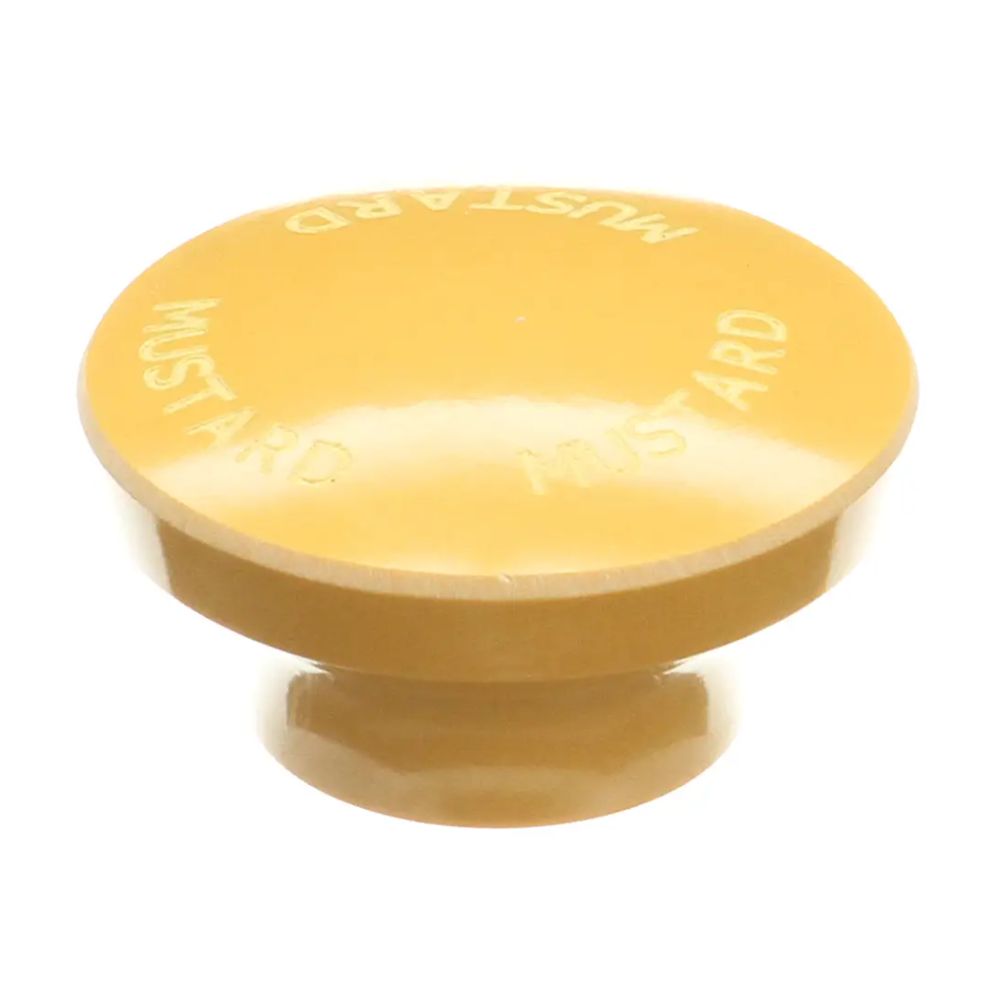 Server Yellow Imprinted "Mustard" Pump Knob