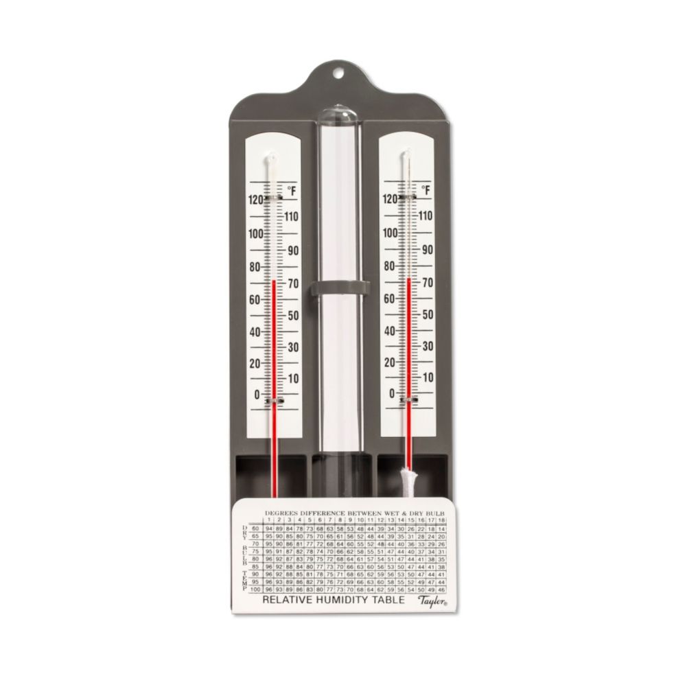 Taylor&reg; Precision Permacolor&trade; Filled Hygrometer