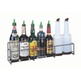 San Jamar&reg; 6-Bottle Wire Speed Rack - B5624SG