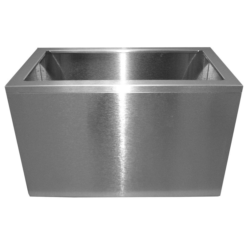 Server-Product 3-Jar Stainless Steel Non-Insulated Rail Base, 82600