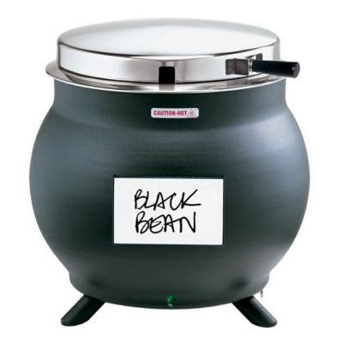 Server 7 Qt. Kettle Shaped Soup Warmer, Black, KS 84290