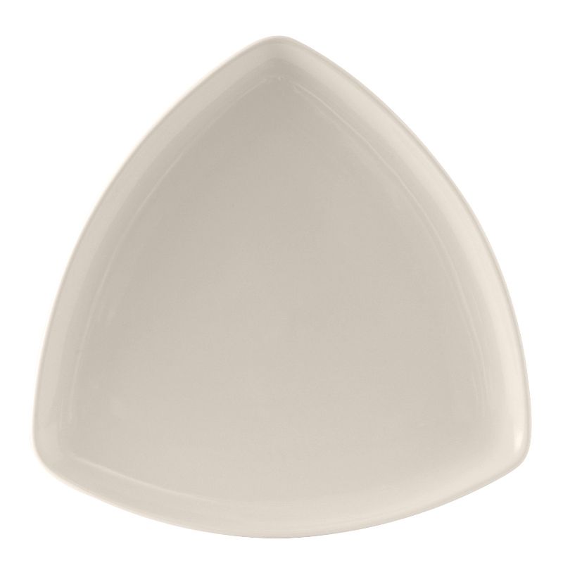 Tuxton&reg; 11.875" Eggshell Triangle Plate