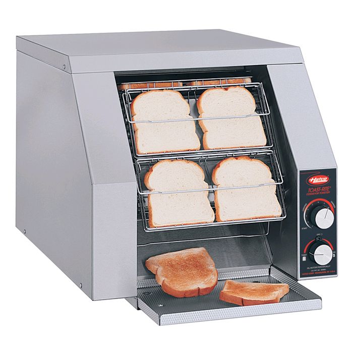 Hatco Toast-Rite&reg; 10 Slice/Min 208V Electric Conveyor Toaster