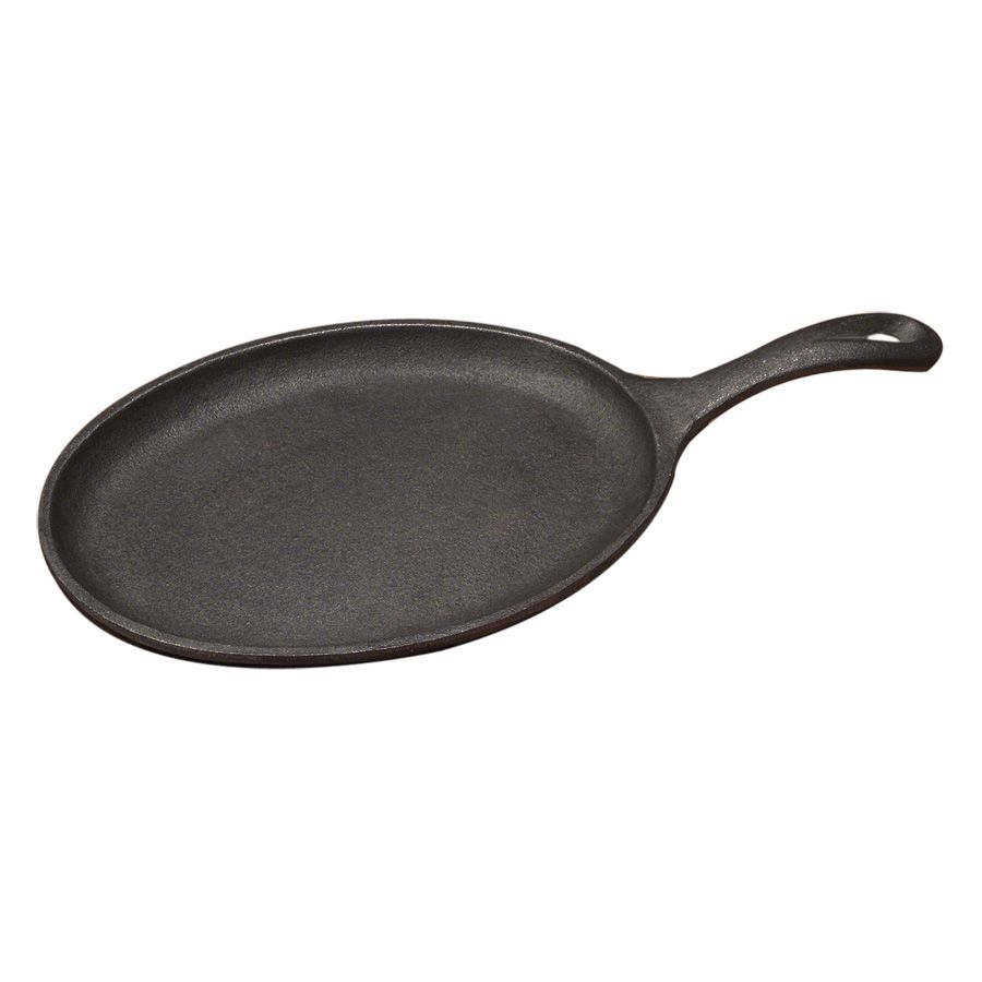Tomlinson 10" x 7" Oval Cast Iron Griddle w/ Handle