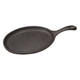 Tomlinson 10" x 7" Oval Cast Iron Griddle w/ Handle