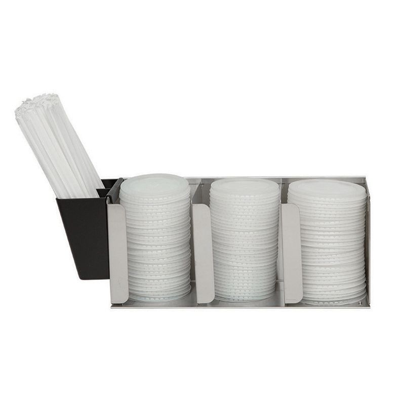 San Jamar&reg; 3-Stack Adjustable Lid Organizer