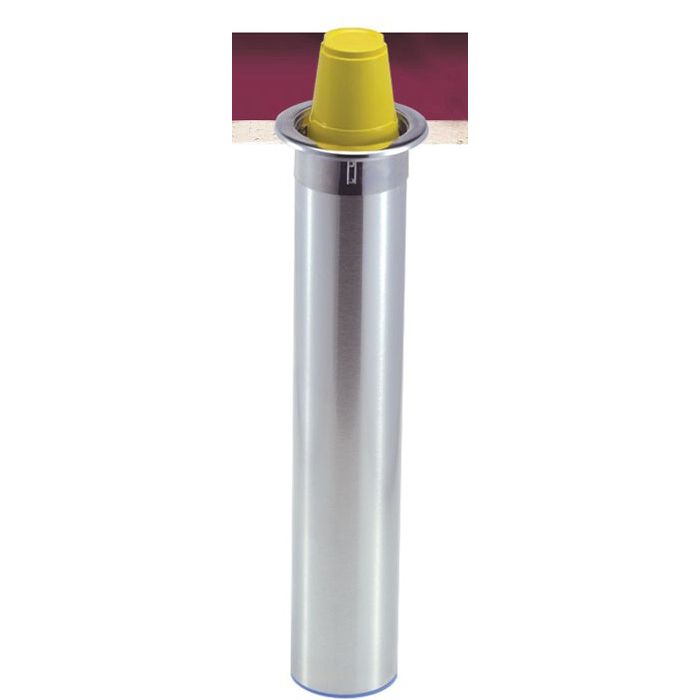 San Jamar&reg; Counter-Mount Cup Dispenser for 12-24 Oz. Paper Cups