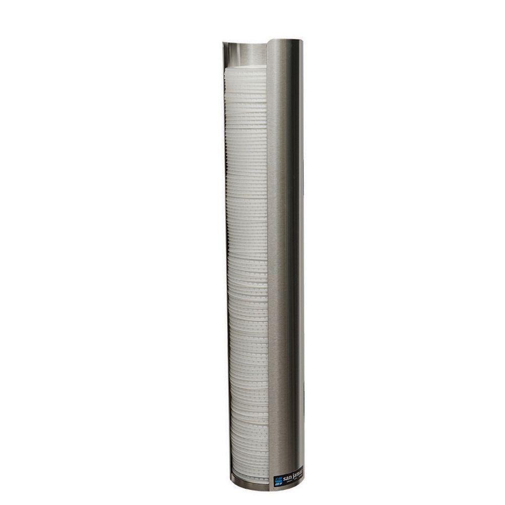 San Jamar&reg; Wall Mount Lid Dispenser for 12-24 Oz. Lids