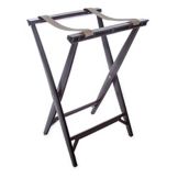 Carlisle Plastic Tray Stand, Walnut, 30-1/2"