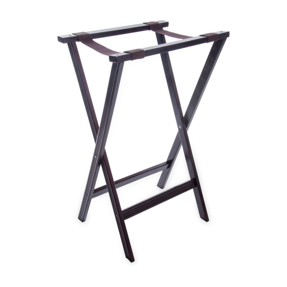 Carlisle Wood Tray Stand, Walnut, 30"