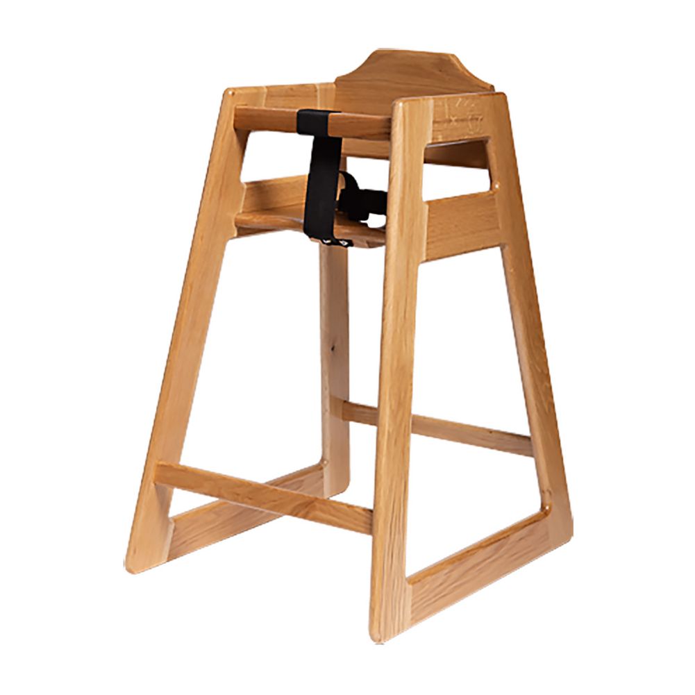 Old Dominion Mahogany Finish Oak High Chair
