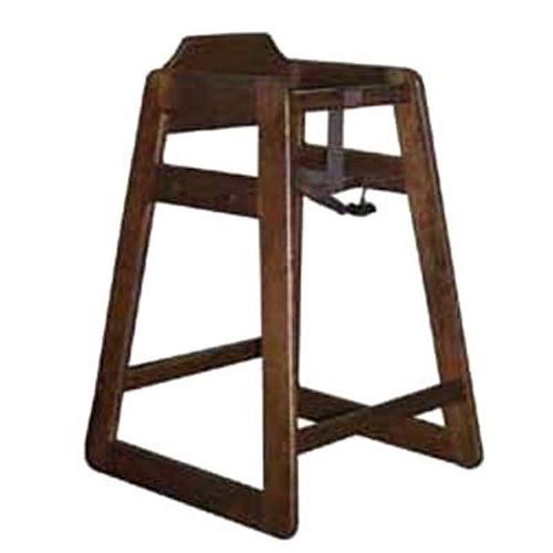 Old Dominion Walnut Finish Hardwood Oak High Chair