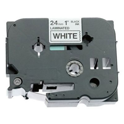 Black on White Tape f/ PT330 / 350 / 520 / 530 / 540 / 550 / 580C