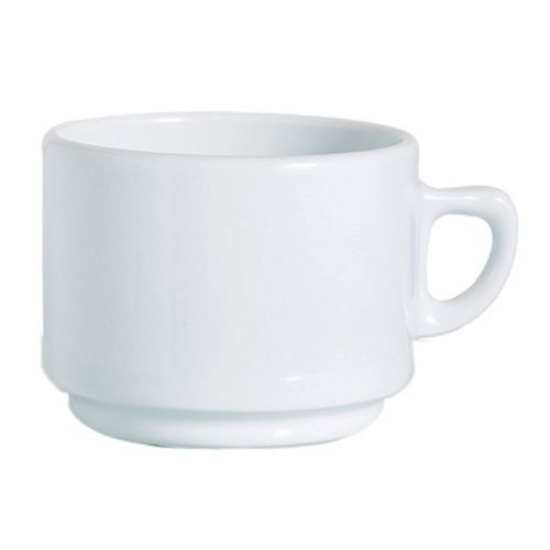 Cardinal Arcoroc Candour White Porcelain  2-1/2 Oz. Cup