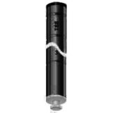 Epoxy Over Steel Post, Black, 14"