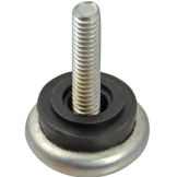 Metal Table Base Glide W/Cushion, 7/8" Base Diameter