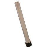 Nickel Plated Brass Overflow Tube For 1" Drain, 7-1/2" H