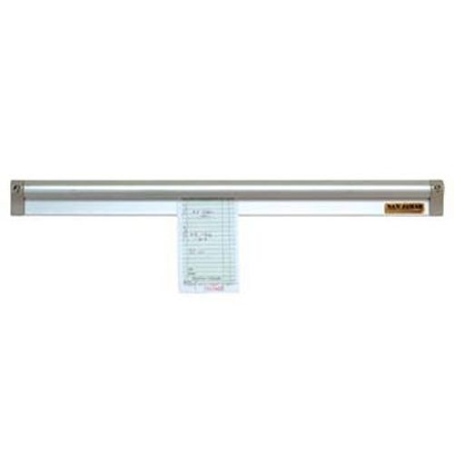 San Jamar&reg; 18" Aluminum Slide Check Rack