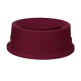 San Jamar&reg; KatchAll&reg; 32-Gallon Red Flatware Retriever
