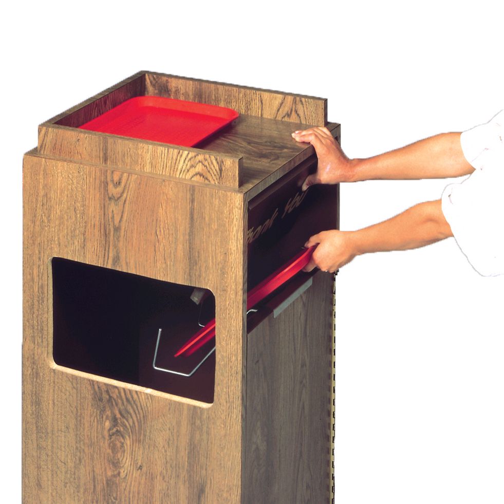 San Jamar&reg; Traysaver&trade; Tray Catcher Attachment for Trash Cans