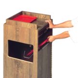 San Jamar&reg; Traysaver&trade; Tray Catcher Attachment for Trash Cans