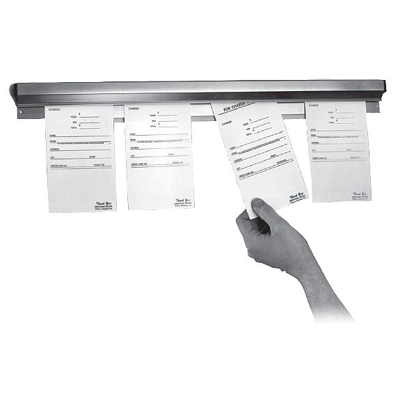 Prince Castle Tuck-A-Note&trade; 36" Aluminum Order Holder