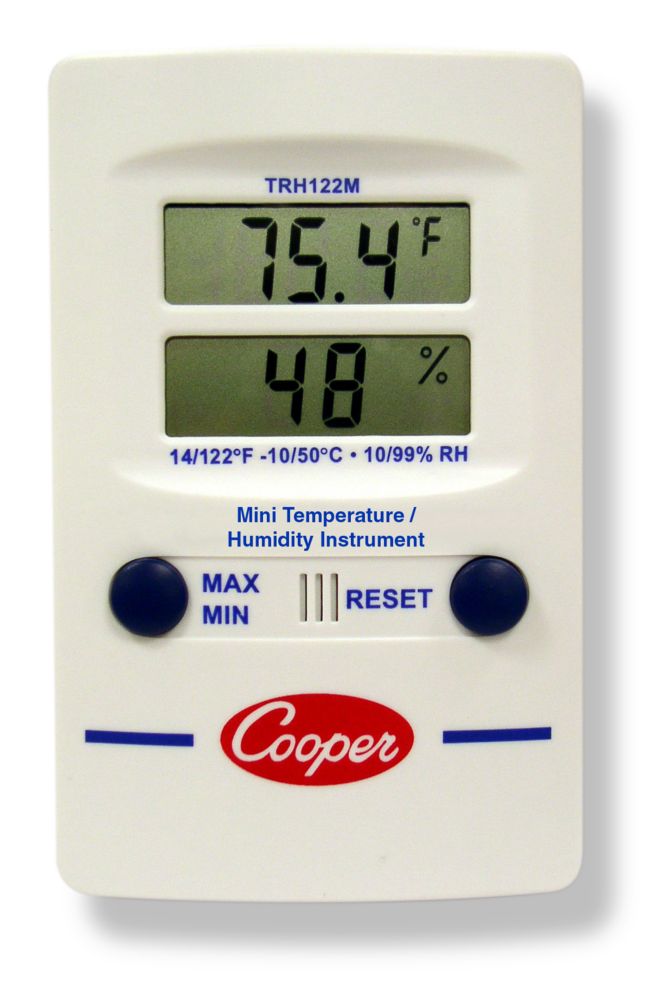 Cooper Atkins 14&deg;-140&deg;F Mini Digital Thermometer w/ Hygrometer