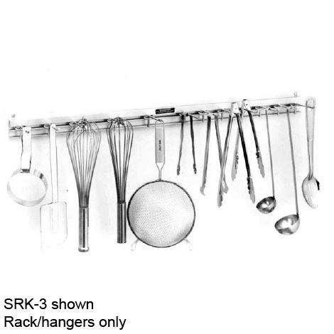 H.A. Sparke 48" Utensil Rack w/ 16 Hooks