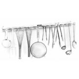 H.A. Sparke 36" Utensil Rack w/ 12 Hooks