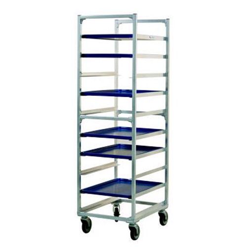 Full Height End Loading Bun Pan w/ Open Sides, Slides on 6 Centers