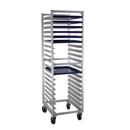 Full Height End Loading Bun Pan w/ Open Sides, Slides on 3 Centers