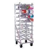 Aluminum Can Storage Rack, Holds 162 #10 Cans or 216 #5 Cans