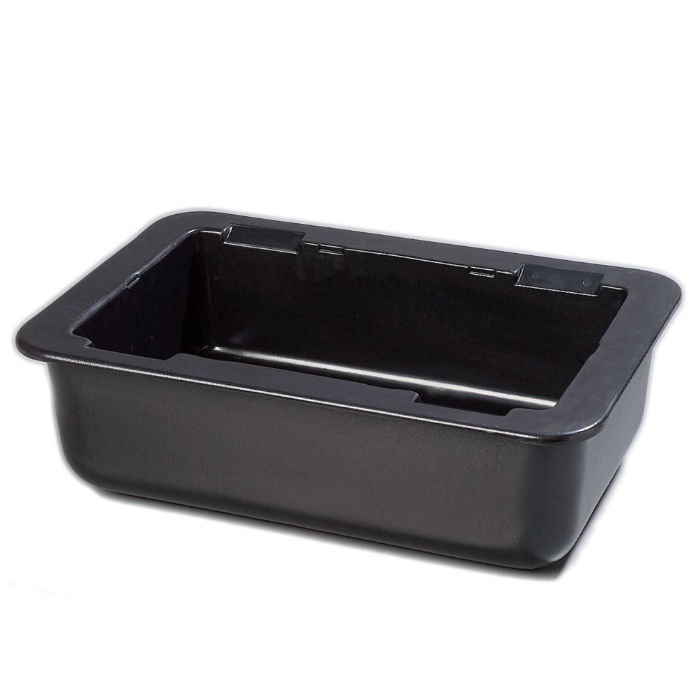 Carlisle&reg; Coldmaster Deep Full-Size Coldpan, Black