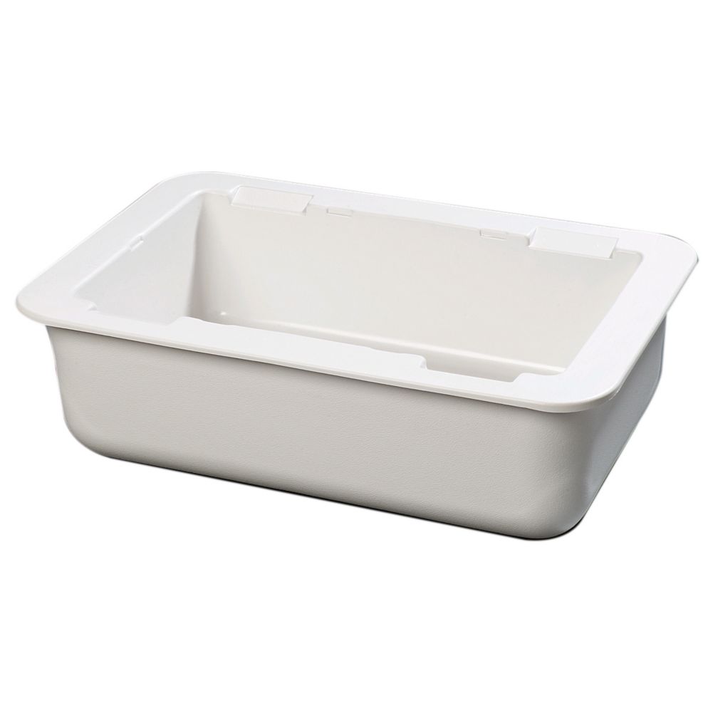 Carlisle&reg; Coldmaster Deep Full-Size Coldpan, White