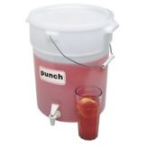 Cambro White 6 Gal Beverage Dispenser