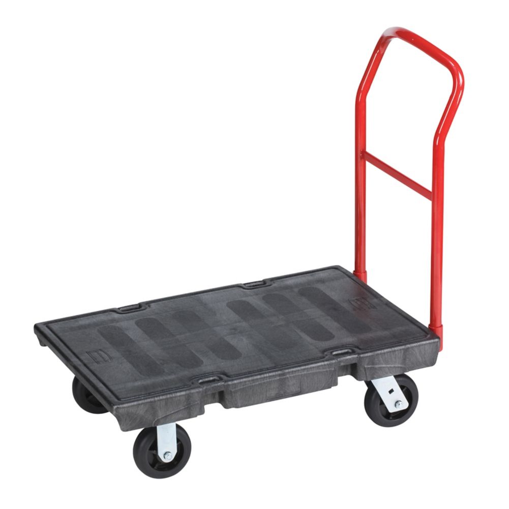 Rubbermaid Black 1-Handle 500 lb Standard Duty Platform Truck, 36 x 24