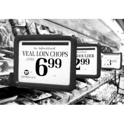 Black Flexible Side Mount Horizontal Sign Holder, 4" x 6"