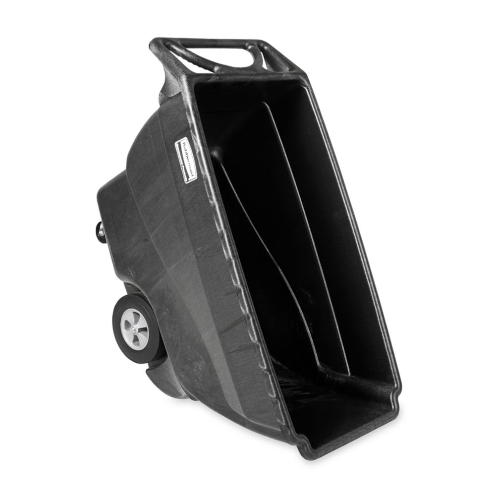 Rubbermaid Black Structural Foam Standard Duty 3/4 cu yd Tilt Truck