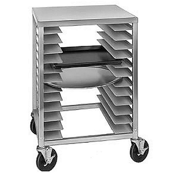 Half Size Aluminum Top Pizza Pan Rack, 22" x 20" x 34"