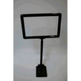 Black Sign Holder w/ Adjustable Stem, 7" x 11"