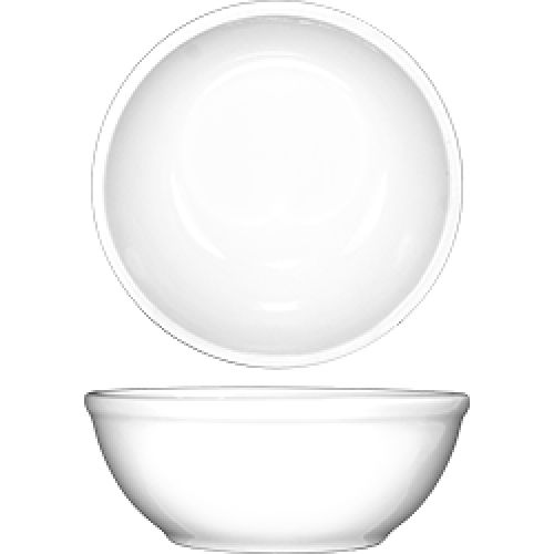 International Tableware Dover&trade; White Porcelain 16 Oz Nappie Bowl