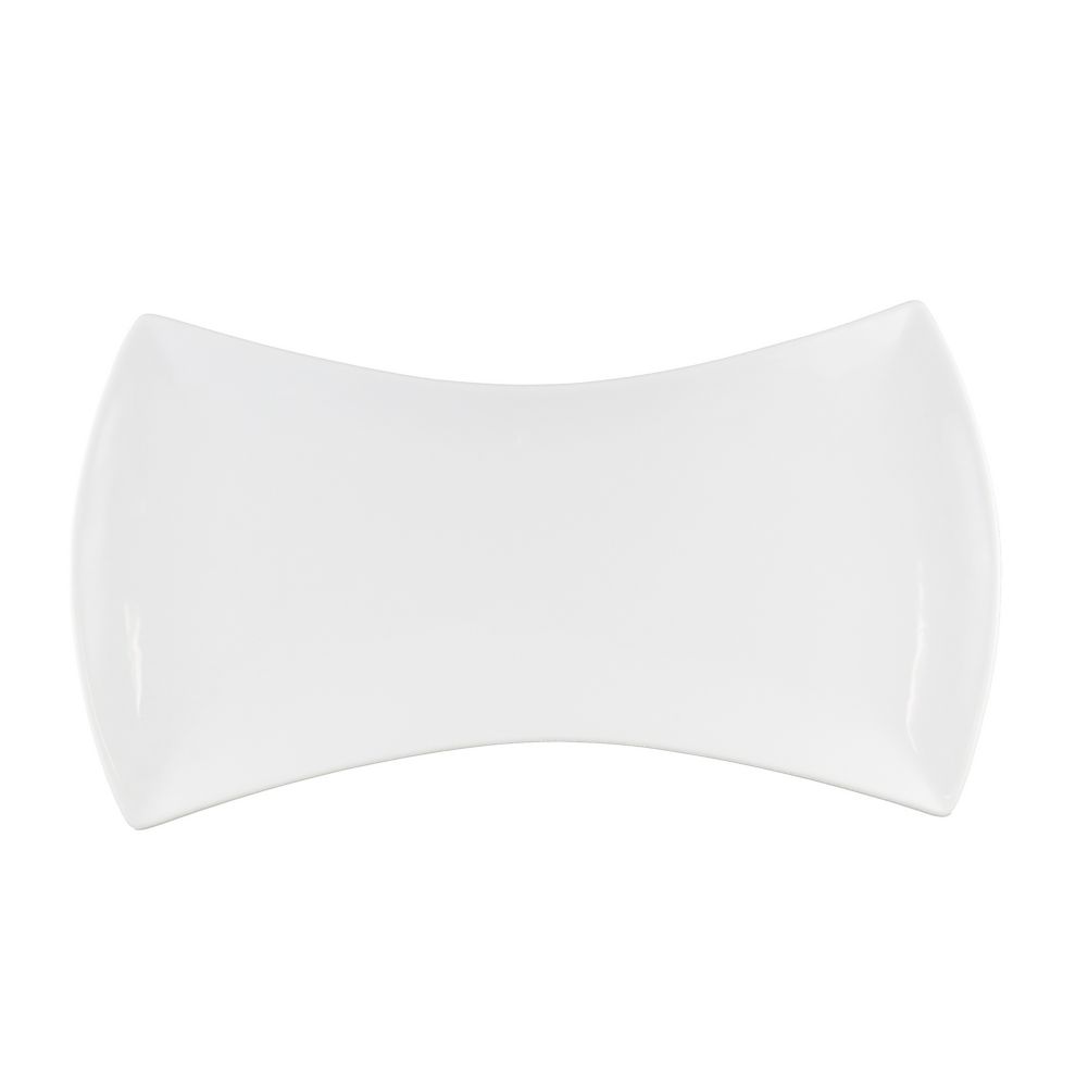 Vertex&reg; Contour Undecorated Collection Bow Tie Plate