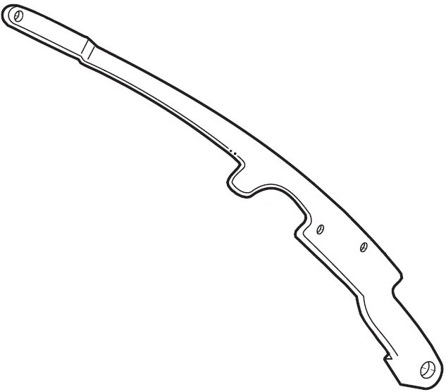 Redco&reg; Repl. Rt. Pusher Hd. Side Arm Casting f/ Lettuce King&reg;  I