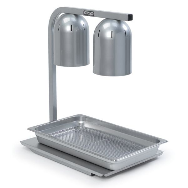 NEMCO&trade; Free-Standing Adjustable Height 2-Bulb Infrared Warmer