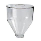 Edhard Clear Hopper f/ F-5001 Double Spout Filler