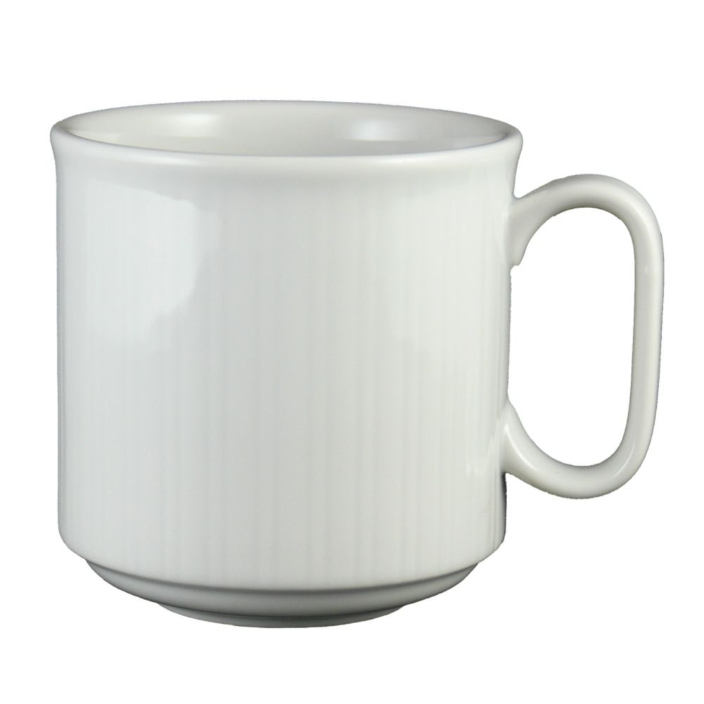 Vertex&reg; China Crystal Bay Undecorated 10 Oz Stacking Mug