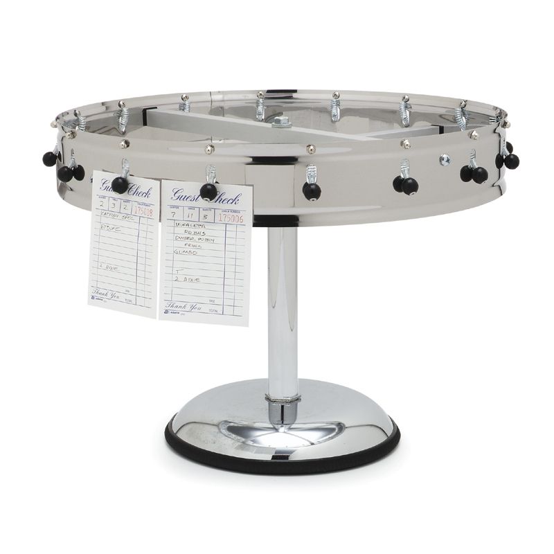 Carlisle 12-Clip Counter-Mount Order Wheel, 14" Diam